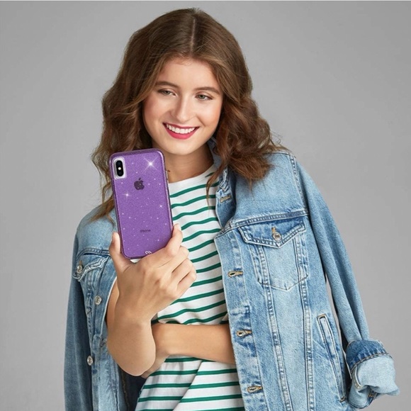 iPhone XS Case Mate Sheer Crystal Purple - Picture 3 of 8